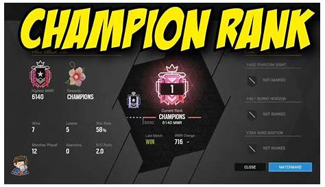 R6 champion plays - YouTube