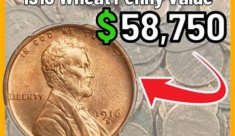 How Much Is A 1916 Wheat Penny Worth One Cent Whet Coin From United Sttes Online Coin Club