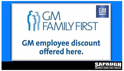 How Much Is The GM Family First Discount?