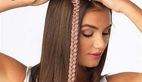 How To Braid Hair Extensions Into Your Hair With Step By Step
