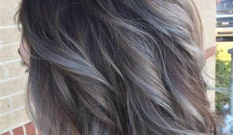 How To Brown Hair Silver 60 Ideas Of Gray And Highlights On