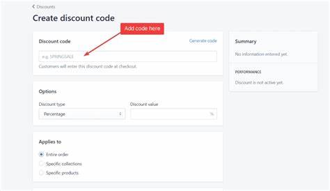 How To Create A Discount Code In Shopify