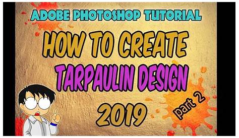 Creating A Tarpaulin Layout In Photoshop | DW Photoshop