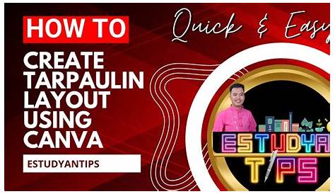 How to make tarpaulin layout for christening in Tagum City?