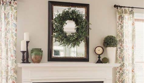 01 Awesome Spring Mantel Decorating Ideas HomeIdeas.co Summer