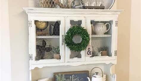 How To Decorate A Hutch For Spring
