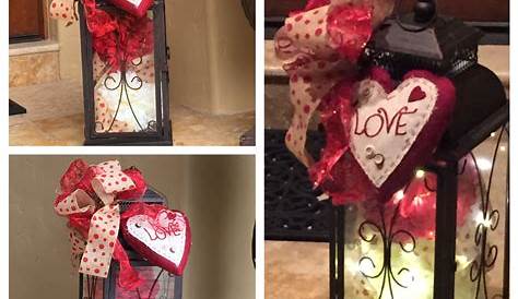 How To Decorate A Lantern For Valentine's Day Vlentines Dy Lnterns Vlentine's