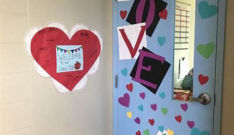 How To Decorate Classroom For Valentine& 39 Door Valentines Day! Valentines Door
