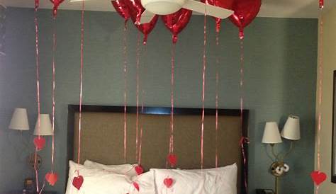 How To Decorate Room On Valentine's Day Romantic Bed Decorati Ideas For