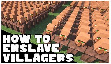 How To Enslave Villagers In Minecraft No Mods