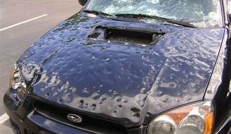 How To Fake Hail Damage On Car