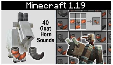 How To Get A Goat Horn In Minecraft