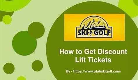 How To Get Discount Lift Tickets