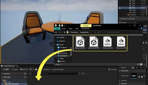 Importing Assets Directly into Unreal Engine | Unreal Engine 5.1