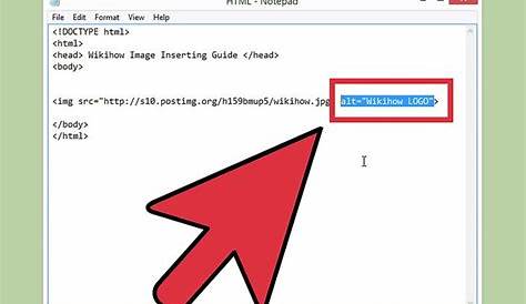 How To Insert Image In Html Using Notepad Pdf [40+] Windows 10