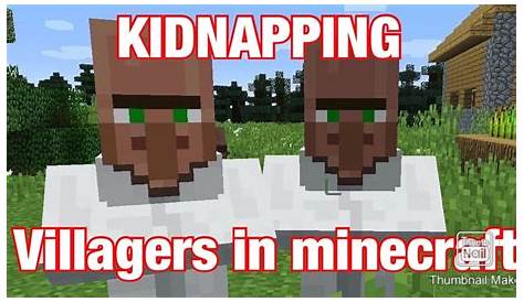 How To Kidnapped A Villager In Minecraft