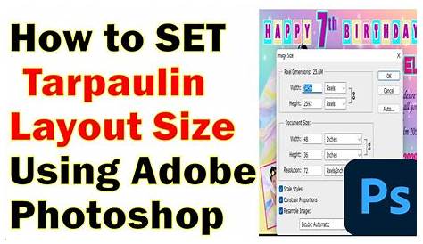 How to create Tarpaulin Design in ADOBE PHOTOSHOP Part 2 - YouTube