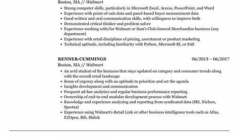 How To List Skills From Walmart On Resume Department Manager Examples Cat