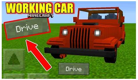 How To Make A Working Car In Minecraft
