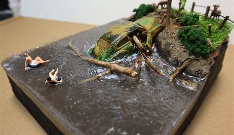 How to make diorama rocks from leather dust or sawdust. — Tony Allen