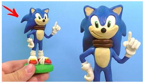 Shadow The Hedgehog, Sonic The Hedgehog, Sculpture Clay, Sculptures