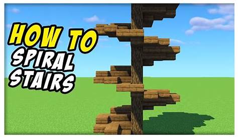 How To Make Spiral Staircase Minecraft
