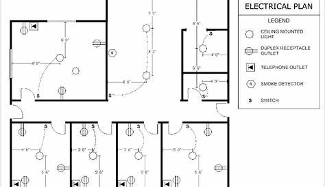 House Wiring Plan Drawing Electrical Drawing For Architectural Plans