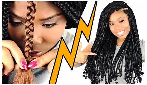 How To Put In Box Braid Extensions Hair With For Beginners stall