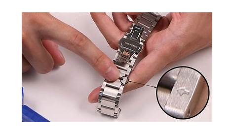 How To Remove Links From A Watch At Home Wtch Link Youtube