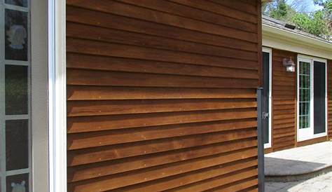 How To Restain Exterior Cedar Siding Often Harmony Home Improvement