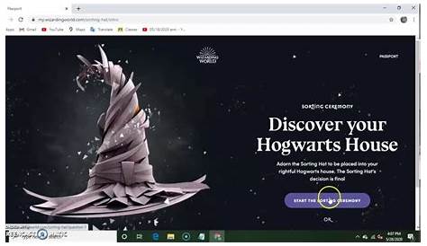 How to Retake the Harry Potter Sorting Hat Quiz YouTube