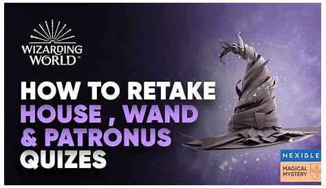 How To Retake The Wizarding World Sorting Quiz And Wand zes In