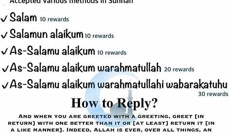 How to say Salam to anyone, The most important skill you need to learn