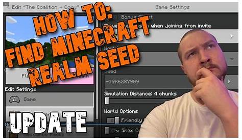 How To Find Minecraft Seed toddidesign