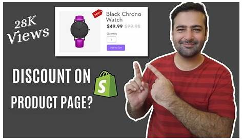 How To Display Discounted Prices On Shopify