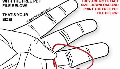 How To Size My Ring Finger At Home Measure Your