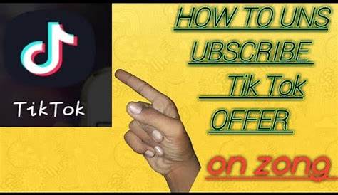 How To Unsubscribe On TikTok