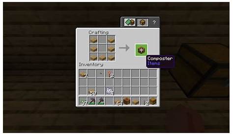 How To Use Composter In Minecraft