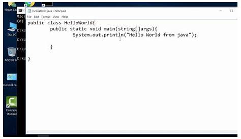 How to Write a "Hello, World" program using Java « Java / Swing / JSP