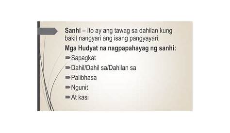 mga hudyat ng sanhi at bunga ng mga pangyayari - YouTube