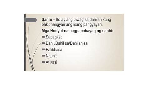 HUDYAT NG SANHI AT BUNGA.pdf - MGA HUDYAT NG SANHI AT BUNGA NG MGA