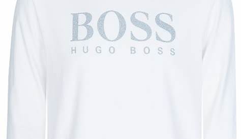 hugo boss girl's white sweatshirt