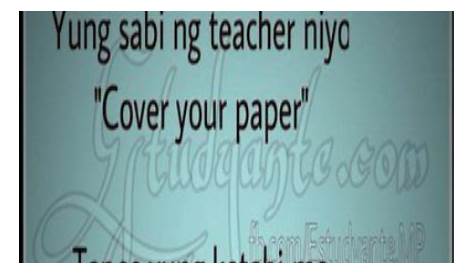 HS students sa Cotabato, enjoy sa exams nilang puro "hugot" - KAMI.COM.PH
