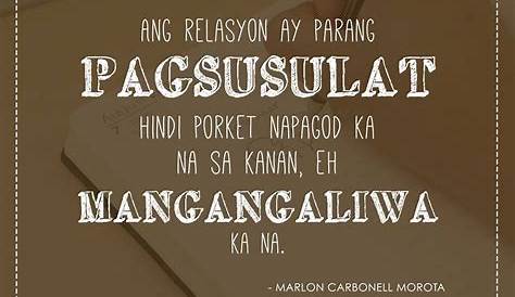 √ Hugot Lines Tungkol Sa Wikang Filipino