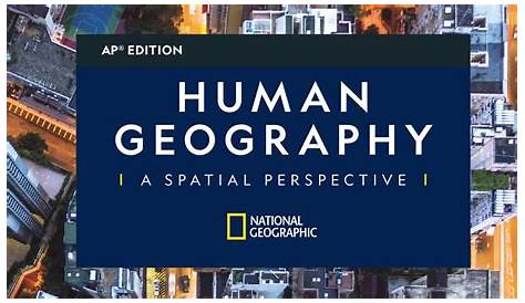 Human Geography A Spatial Perspective Ap Edition Pdf