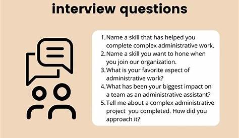 Human Resource Administrative Assistant Interview Questions 20 Hr Aihr