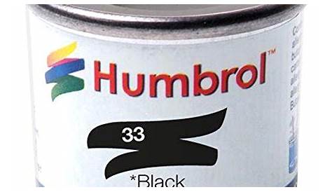 Humbrol 14ml No. 1 Tinlet Enamel Paint 33 (Black Matt) | eBay