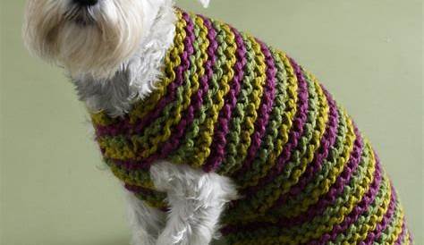 Hundepullover stricken mit Zopfmuster Dog Sweater Pattern, Knit Dog