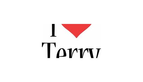I Heart Terry Name Wallpaper Basc Red Free Stock Photo Publc Doman