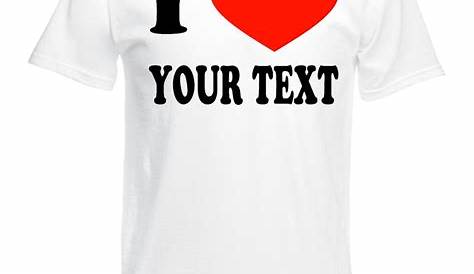 Love Font T shirt